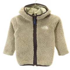 THE NORTH FACE ノースフェイス ベビー フリースジャケット 90 ブラウン NAB71702 アウトドア キッズ 古着