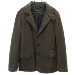 Banana Republic バナナリパブリック ヘリンボーン ジャケット M ブラウン 中綿 メンズ 古着