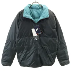 未使用 NIKE ナイキ リバーシブル ダウンジャケット S グリーングレー メンズ 古着