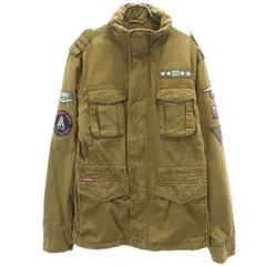 SUPERDRY スーパードライ ミリタリージャケット S カーキ メンズ 古着