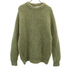 ZARA ザラ 長袖 セーター M グリーン系 ニット メンズ 古着