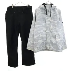 ARBN エアボーン スノーボード ウェア 上下 セットアップ M ホワイトグレー メンズ 古着