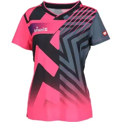 JUIC(ジュウイック) フォルムS 卓球 ゲームシャツ (5681-bp)、(BP)ブラックピンク