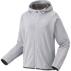 YONEX(ヨネックス) ウィメンズニットウォームアップパーカー テニス トレーニングシャツウィメン・ (58112-024)、(024)シルバーグレー