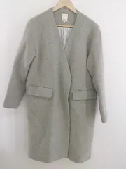 ◇ Te chichi ウール 長袖 コート サイズL グレー レディース P  【中古】 【1211040003985】