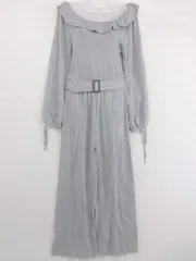 ◇ ◎ one after another NICE CLAUP ニット 長袖 オールインワン サイズSS グレー系 レディース P  【中古】 【1211070002507】