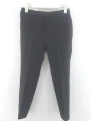 ◇ UNITED ARROWS ユナイテッドアローズ センタープレス テーパード パンツ サイズ34 ブラック レディース P  【中古】 【1211050003456】