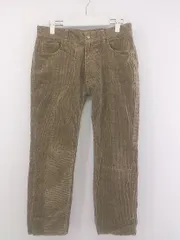 ◇ relume JOURNAL STANDARD uniform コーデュロイ カットオフ パンツ サイズM ベージュ メンズ P  【中古】 【1211070005805】のサムネイル