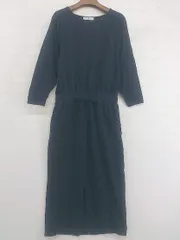 ◇ Sonny Label サニーレーベル URBAN RESEARCH ブラウジング 長袖 ロング ワンピース サイズF ネイビー レディース P  【中古】 【1211070005553】