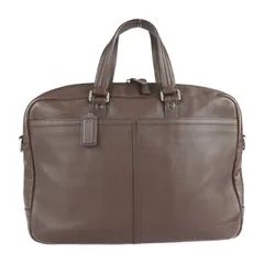 美品 COACH コーチ トランスアトランティック スモール コミューター ビジネスバッグ F70354 レザー ブラウン 2WAY ブリーフケース ハンドバッグ ショルダーバッグ 書類鞄