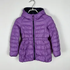 UNIQLO キッズ / 軽いパープル ダウン ジャケット アウター 120 / ラデン