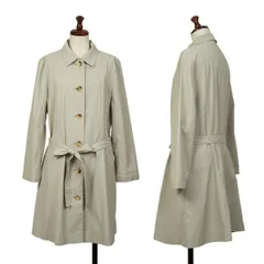 マドモアゼルノンノンMademoiselle NON NON ストレッチステンカラーコート ベージュM