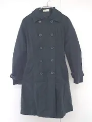 ◇ ◎ MAJESTIC LEGON マジェスティックレゴン 長袖 トレンチ コート サイズM ブラック レディース P  【中古】 【1211090002815】のサムネイル