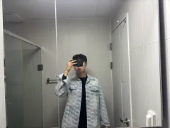 バレンシアガ マルチロゴ デニム ジャケット