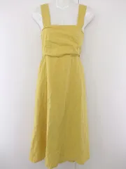 ◇ ◎ ●美品● titivate タグ付き フレア 膝下丈 ワンピース サイズS イエロー系 レディース P  【中古】 【1211080010363】