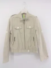 ◇ Arnold Palmer アーノルドパーマー 長袖 ジャケット サイズ2 ベージュ系 レディース P  【中古】 【1211090005403】