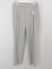 ◇ le.coeur blanc ルクールブラン タック スラックス パンツ サイズ38 ライトグレー系 レディース P  【中古】 【1211090006127】