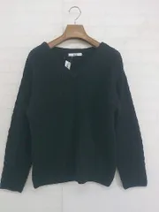◇ JOURNAL STANDARD relume 長袖 ニット セーター サイズF ブラック レディース P  【中古】 【1211090007766】