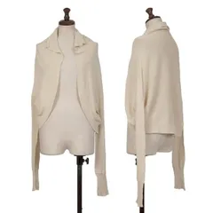 ワイズY's リブデザインボレロカーディガン ライトベージュ3