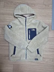 THE NORTH FACE ザノースフェイス フリース フードジップアップ ベージュ キッズ 150