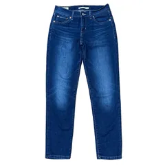 LEVI'S PREMIUM BOYFRIEND ストレッチ ボーイフレンドデニム ルーズテーパード インディゴ サイズ24 レディースXS リーバイス プレミアム
