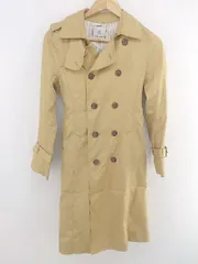 ◇ ◎ ROPE PICNIC ロペピクニック ベルト付 長袖 トレンチ コート サイズ38 ベージュ レディース P  【中古】 【1211140008187】