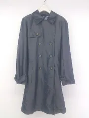 ◇ ◎ AS KNOW AS アズノゥアズ 長袖 トレンチ コート ネイビー レディース P  【中古】 【1211140006954】のサムネイル