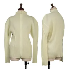 プリーツプリーズ　カットソー 長袖　クリーム プリーツプリーズ トップス クリーム色＆箔ブラウン 2点セット