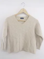 ◇ SHIPS シップス Vネック 長袖 ニット セーター ベージュ レディース P  【中古】 【1211150005701】