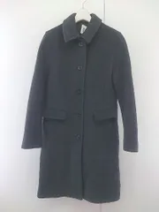 ◇ NEWYORKER ニューヨーカー ロング 長袖 ステンカラー コート ダークグレー系 レディース P  【1211150005022】