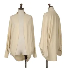 プランテーションPlantation ウールドルマンスリーブニットカーディガン ベージュM