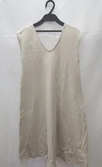 ◇ ｗ closet ダブルクローゼット ノースリーブ Uネック ワンピース サイズF ベージュ レディース E  【1211150013393】のサムネイル