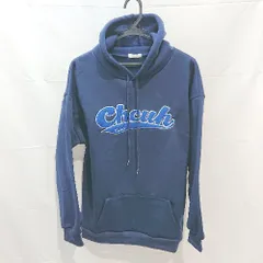 ◇ inolve 裏起毛 ロゴ 学生 長袖 プルオーバー パーカー サイズXL ネイビー レディース メンズ E  【1211150016202】