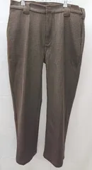 ◇ KOOKYN チェック 厚手 パンツ スラックス サイズF ブラウン系 メンズ E  【1211150015878】