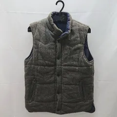 ◇ FREAK'S STORE 中綿ベスト　リバーシブル　フード欠品 ダウン ベスト 表記なし グレー ネイビー レディースメンズ E  【1211150020773】