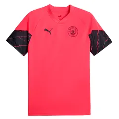 PUMA(プーマ)  MCFC マンチェスター シティFC 2023-24 トレーニング シャツ  サッカー ウェア レプリカ  23FW(772855-17)、(17)サンセットグロー