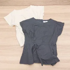 ◇ 《 me＋em select ミーム セレクト クルーネック ブラウス レディース 》 E  【1211150022739】