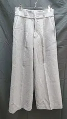 ◇ apart by lowrys ファスナー付き　ワイドパンツ サイズM グレー レディース E  【1211150029257】