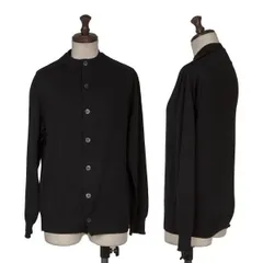 トリココムデギャルソンtricot COMME des GARCONS アウトシームウールニットカーディガン 黒M