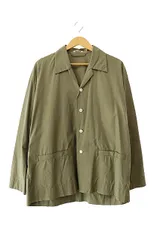 オーラリー AURALEE 17SS FINX SILK CHAMBRAY SHIRTS JACKET フィンクス シルク シャンブレー シャツ ジャケット A7SJ03SC 4 カーキ ブランド古着ベクトル 中古250808のサムネイル