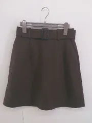 ◇ ◎ MOUSSY マウジー ミニ 台形 スカート サイズ2 ブラウン系 レディース P  【中古】 【1211160001465】