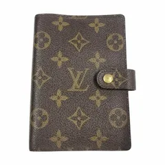 ルイヴィトン LOUIS VUITTON モノグラム アジェンダPM 手帳カバー R20005 茶 ブラウン ブランド古着ベクトル 中古●251204