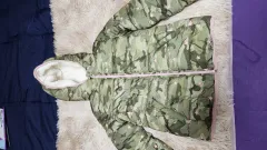 GAPカモフラ 星柄 フリース裏地 ダウン アウター