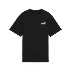 PUMA(プーマ) ESS SMALL NO. 1 ロゴ リラックス Tシャツ B スポーツスタイル ウェア Ｔシャツ 687757、(01)プーマブラック