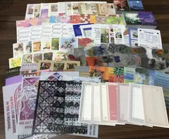 [003] おすそ分け まとめ売り コラージュ素材 シール 紙 ステッカー ＋おまけ
