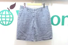 【170786】massimo alba マッシモアルバ  リネン ドット水玉 ショート・ハーフパンツ レディース  38