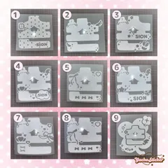 NCTWISH ペンライトステッカー草鈍器 シオン KPOP アイドル 推し活 ペンライトデコ 推し活DIY