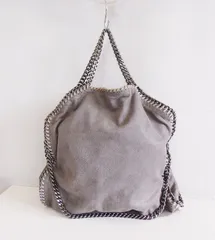 【201967】Stella McCartney ステラ マッカートニー  ファラベラ　2WAY　オーバー トートバッグ 234387 グレー系