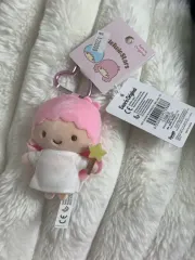 サンリオ リトルツインスターズ ララ ハートホルダー マスコット ぬいぐるみ キーホルダー - カラビナ キーホルダー