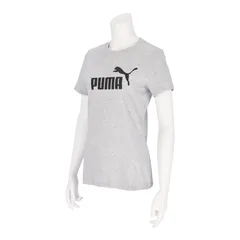 PUMA(プーマ) ESS NO.1 ロゴ Tシャツ スポーツスタイル ウェア Ｔシャツ 687597、(04)ライトグレーヘザー